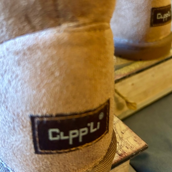 CLPP'LI Women's Single Button Mini Winter Boots - Picture 4 of 5
